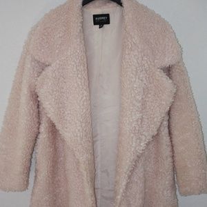 Audrey 3+1 Pink Teddy Blazer
